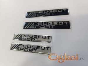 Peugeot sport stiker oznaka